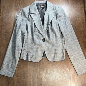 XOXO Women's Gray Blazer Jacket